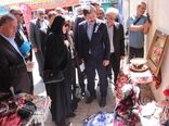 بازدید معاون رئیس‌جمهور از نمایشگاه توانمندی‌های روستایی و صنایع‌دستی میانه