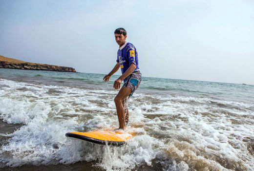 خنک‌ترین ساحل تابستانی ایران در رمین چابهار است