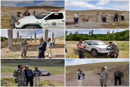 اخطار عدم ساخت و ساز غیرمجاز برای ۶ بنای غیرمجاز در اراضی کشاورزی شهرستان تاکستان