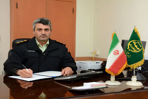 تجلیل از زحمات و خدمات  فرمانده یگان حفاظت امور اراضی آذربایجان شرقی در مبارزه با تغییر کاربریهای غیرمجاز