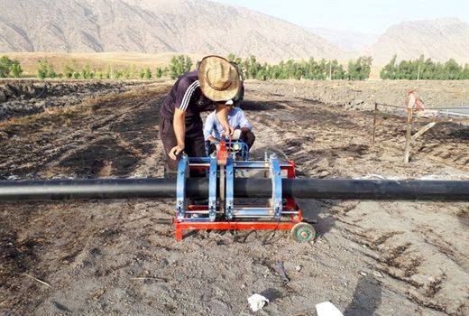 438 ھکتار از اراضـی دره‌شهر به سیسـتم نوین آبیاری تجهیز می‌شوند