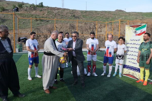 افتتاح میدان ورزشی سلیم ساغول مهاباد در راستای حمایت از ورزش عشایری
