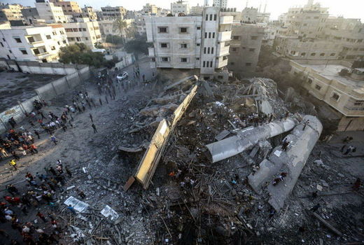 محل برگزاری جشنواره عمار در غزه هدف جنگنده‌های رژیم صهیونیستی