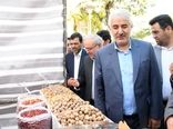 نمایش توانمندی‌های کشاورزی خسروشاه در حاشیه نخستین جشنواره بادام