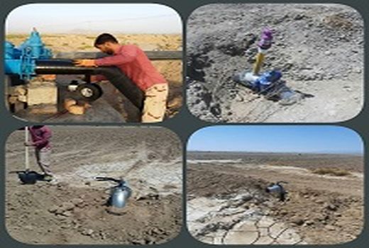 بهره برداری از طرح آبیاری کم فشار در سطح 57 هکتار اراضی سربیشه