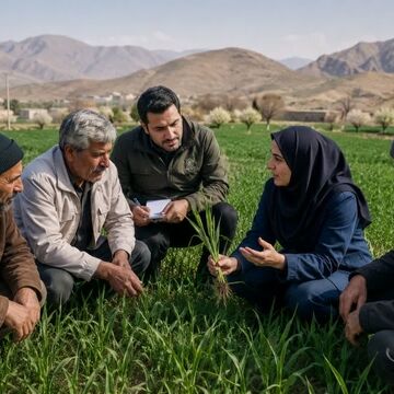 معماری شبکه‌های هم‌افزا در زیست‌بوم‌های کشاورزی