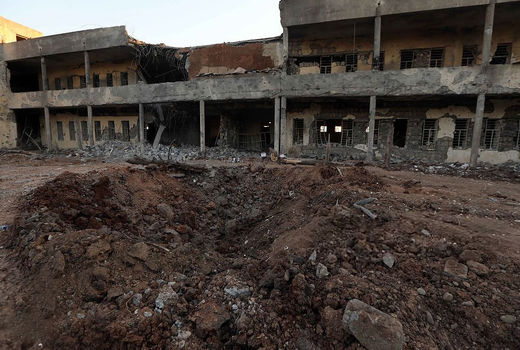 شلیک 7 موشک به محل جلسه سران تروریست‌ها