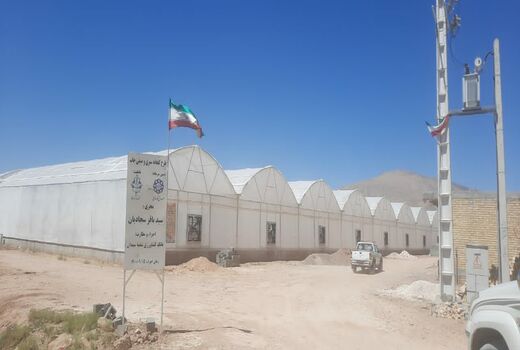 یک واحد گلخانه در مرودشت به بهره برداری رسید