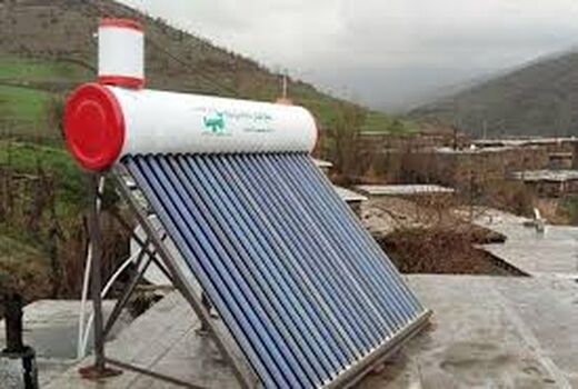 توزیع 65 دستگاه آبگرمکن خورشیدی در روستاهای استان سمنان