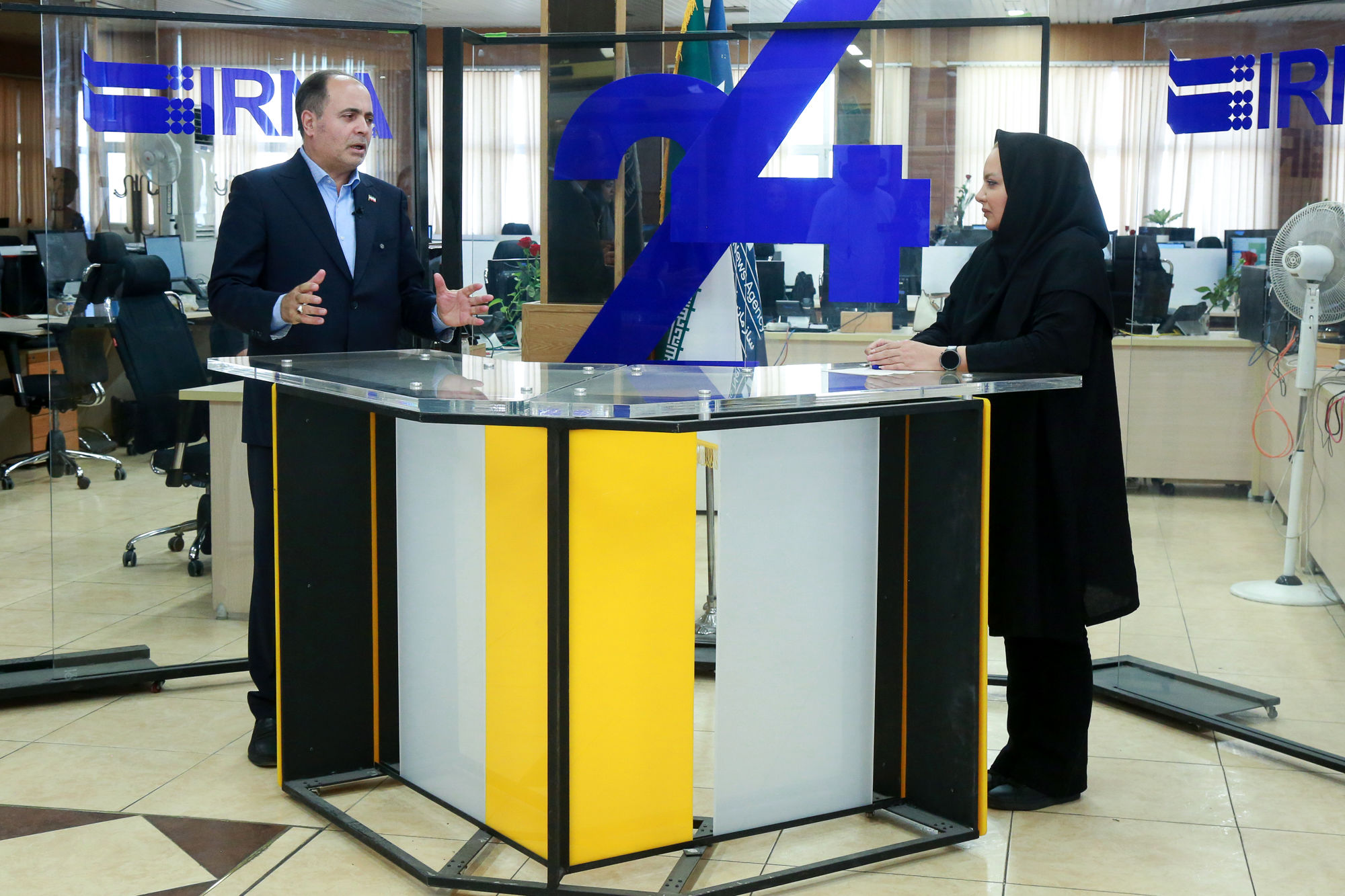  بازدید وزیر جهاد کشاورزی از خبرگزاری ایرنا 