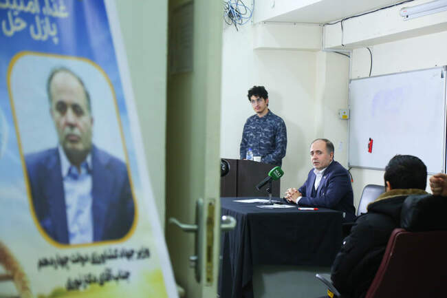  دیدار وزیر جهاد کشاورزی با دانشجویان دانشگاه شهید بهشتی 