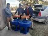 تحویل ۷ دستگاه هواده به پرورش‌دهندگان ماهی شهرستان آبیک