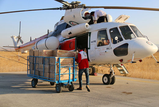 آماده‌باش ناوگان هوایی برای اعزام کمک به زلزله‌زدگان