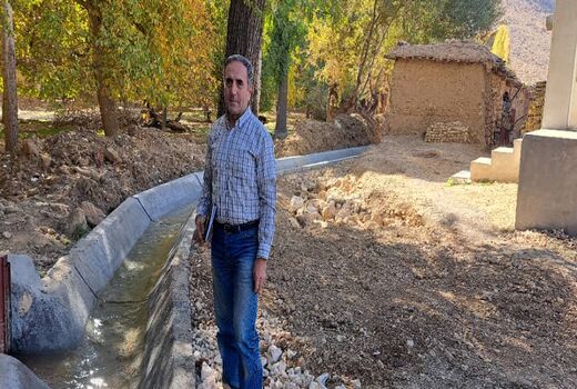 یک کانال انتقال آب کشاورزی در سرچهان به بهره‌برداری رسید