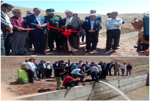 افتتاح استخر و لوله گذاری کهریرداش قره بلاغ در شهرستان جلفا