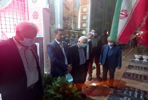 تجدید میثاق با سردار دل ها حاج قاسم سلیمانی در ابتدای سفر معاون بهبود تولیدات دامی وزارت جهاد کشاورزی به استان کرمان