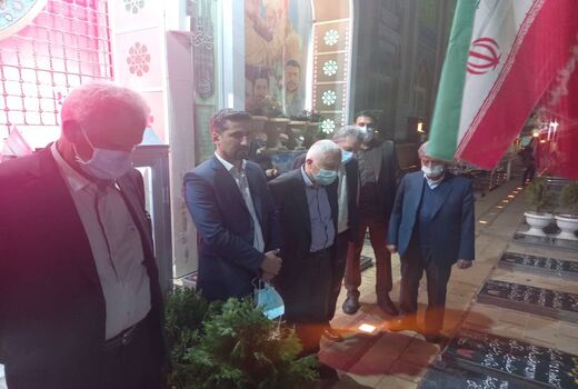 تجدید میثاق با سردار دل ها حاج قاسم سلیمانی در ابتدای سفر معاون بهبود تولیدات دامی وزارت جهاد کشاورزی به استان کرمان