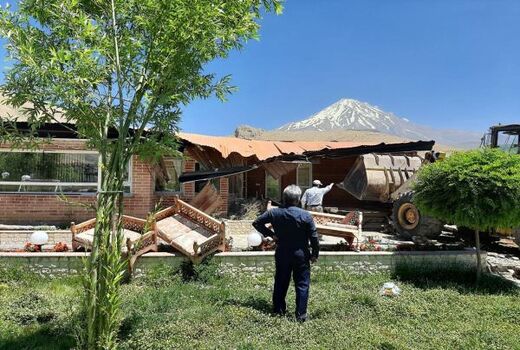دو ویلای 50 میلیاردی در آمل تخریب شد