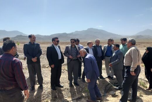 بهره‌برداری فاز یک اصلاح باغ 400 هکتاری برزک کاشان
