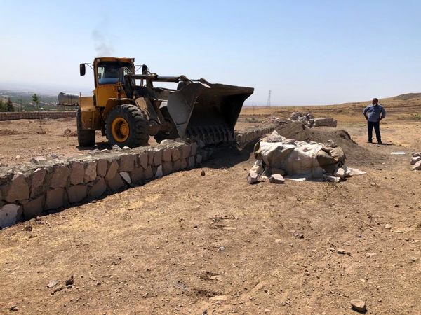 ۱۲ مورد ساخت و ساز غیر مجاز در قزوین تخریب شد