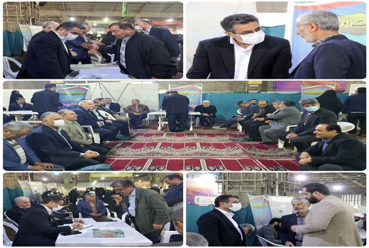 حضور رئیس سازمان جهادکشاورزی خوزستان در میز خدمت نماز جمعه اهواز