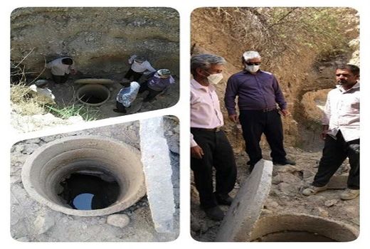 قنات مز در خنج بازسازی و احیاء شد 