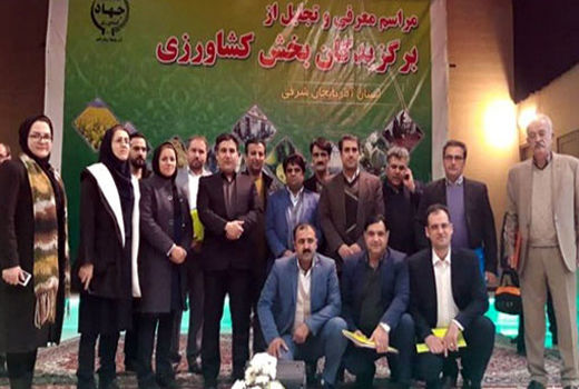 رتبه نخست استانی شهرستان مراغه با معرفی 12 تولید کننده نمونه در بخش کشاورزی