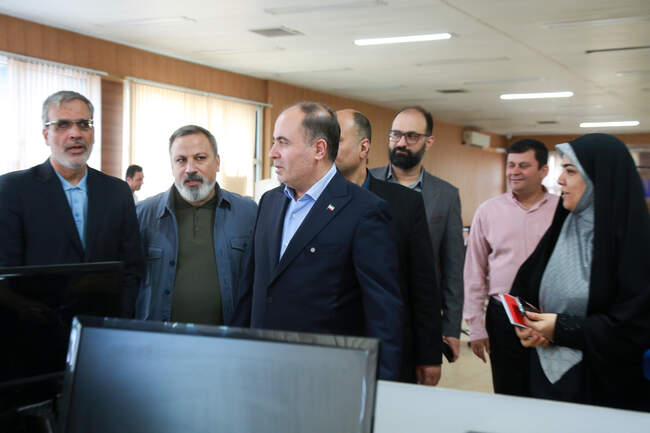  بازدید وزیر جهاد کشاورزی از خبرگزاری ایرنا 