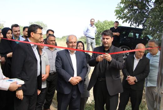 افتتاح یک طرح کشاورزی در شهرستان البرز 