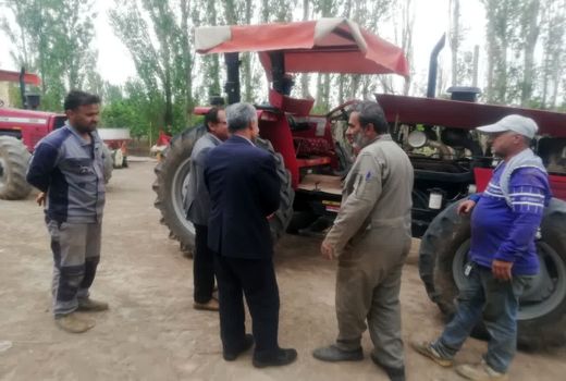 آغاز نصب سامانه GPS بر روی تراکتورهای کشاورزی در شهرستان البرز 
