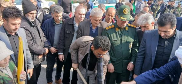 کاشت نهال به یاد «رهبر شهید» با حضور مدیر جهاد کشاورزی شهرستان تبریز در باسمنج