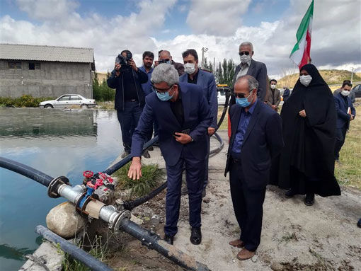 بهره برداری از دو طرح کشاورزی در شهرستان هشترود 