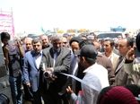 افتتاح مزرعه پرورش میگو توسط وزیر جهاد کشاورزی در ساحل سیریک استان هرمزگان