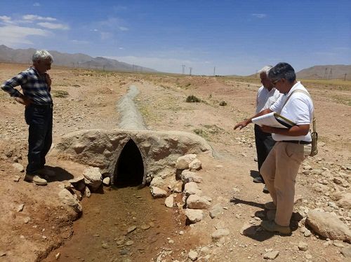 مرمت 4 رشته  قنات در اقلید پایان یافت