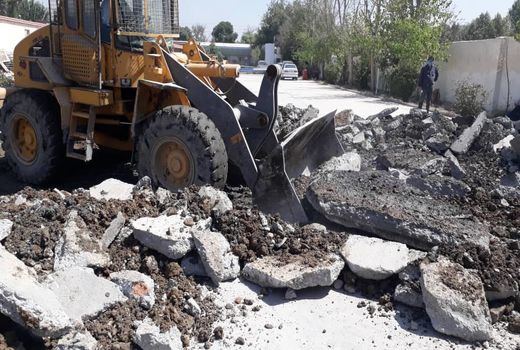 سه باغ رستوران و باغ تالار شهرستان اسلامشهر تخریب شد