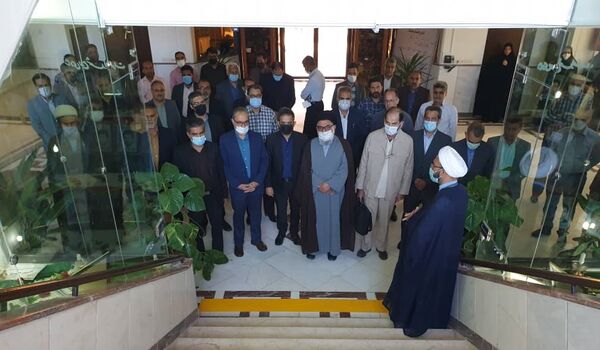 تجدید میثاق همکاران سازمان با شهدا بمناسبت هفته دولت