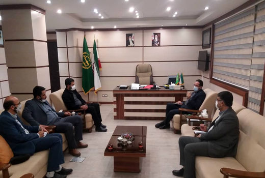 نشست رییس سازمان جهاد کشاورزی استان قزوین با مسئول بنیاد برکت استان