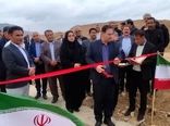 بهره برداری از کانال انتقال اب 550 متری بیضا