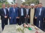 ادای احترام وزیر جهاد کشاورزی به شهدای استان گیلان