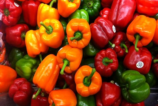 فلفل دلمه‌ای و گوجه فرنگی اصفهان مسافر روسیه و ترکیه