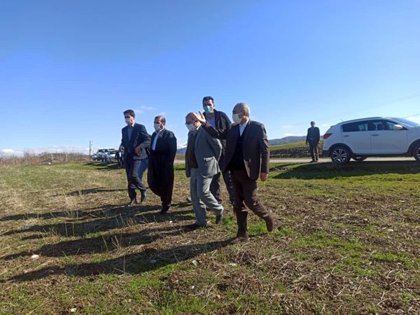 بازدید معاون وزیر جهاد کشاورزی از سیستم های نوین آبیاری روستای کولسه سردشت آذربایجان غربی