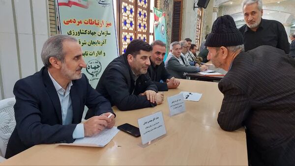 میز ارتباطات مردمی سازمان جهادکشاورزی آذربایجان شرقی در مصلی تبریز برگزار شد