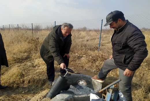 افتتاح چهار پروژه آبیاری کم فشار شهرستان تبریز