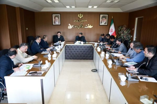 برگزاری جلسه بررسی پروژه‌ شبکه‌های آبیاری فرعی زهکشی غرب و شمال‌غرب کشور در استان آذربایجان‌غربی