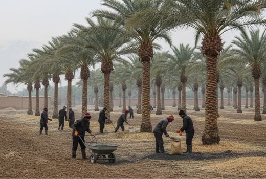 ۸۰ درصد خاک نخلستان‌ها فقیر است