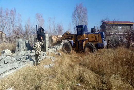 رفع تصرف 5887 متر مربع از اراضی کشاورزی شهرستان ارومیه در هفته‌‌ای که گذشت