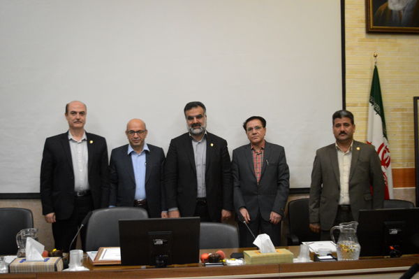 برگزاری مراسم معارفه معاون جدید بهبود تولیدات گیاهی سازمان جهاد کشاورزی فارس 