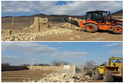 38 مورد ساخت و ساز غیر مجاز در قزوین تخریب شد