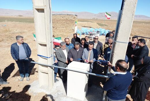 افتتاح یک طرح آبیاری تحت فشار در اقلید