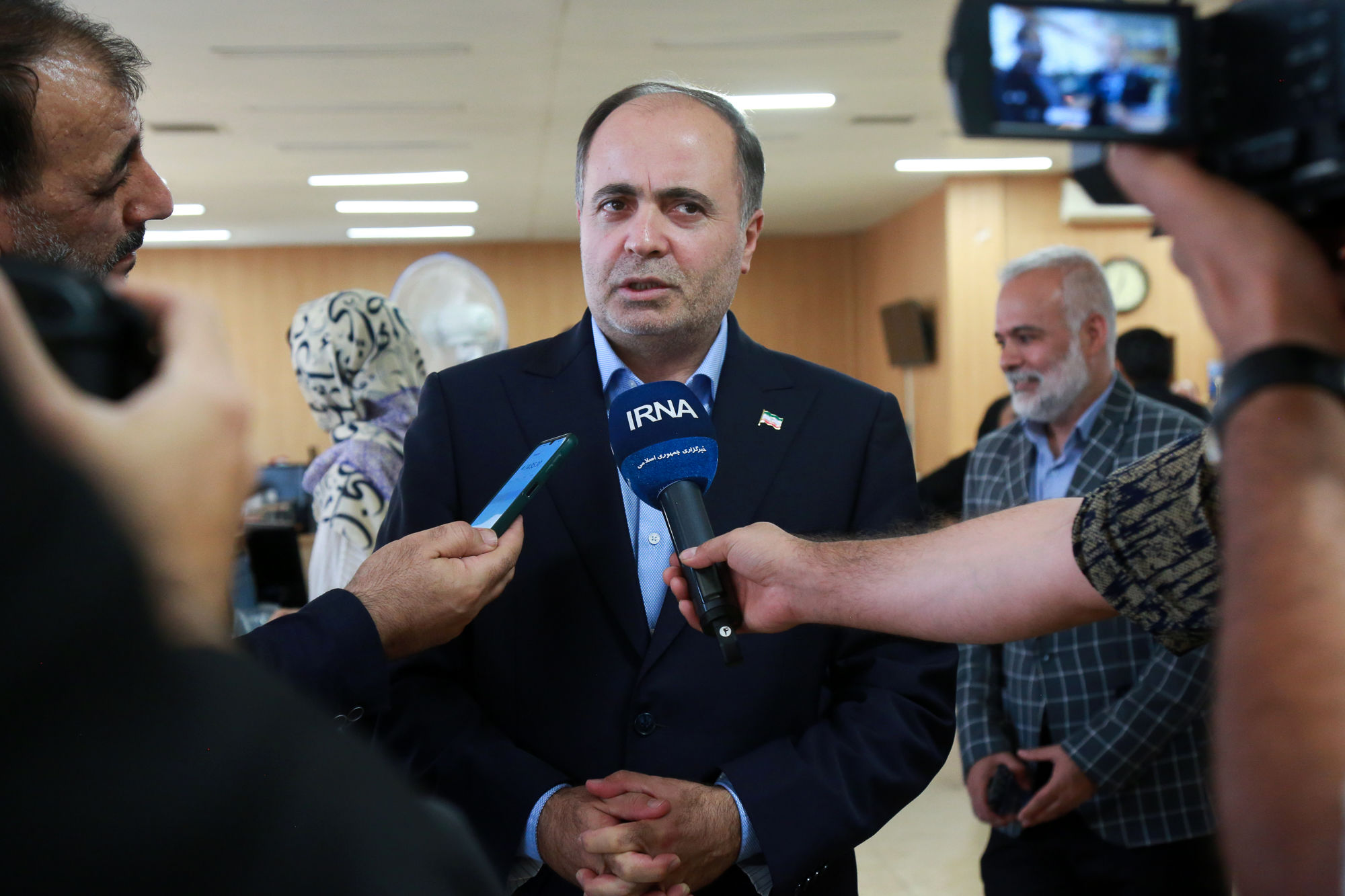  بازدید وزیر جهاد کشاورزی از خبرگزاری ایرنا 